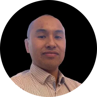 Porträtt av Chris Montanos